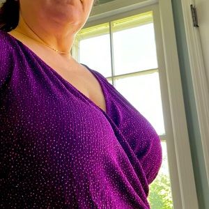 Alex evenings sparkley top